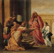 Eustache Le Sueur The Prsent of the Virgin in the Temple china oil painting artist